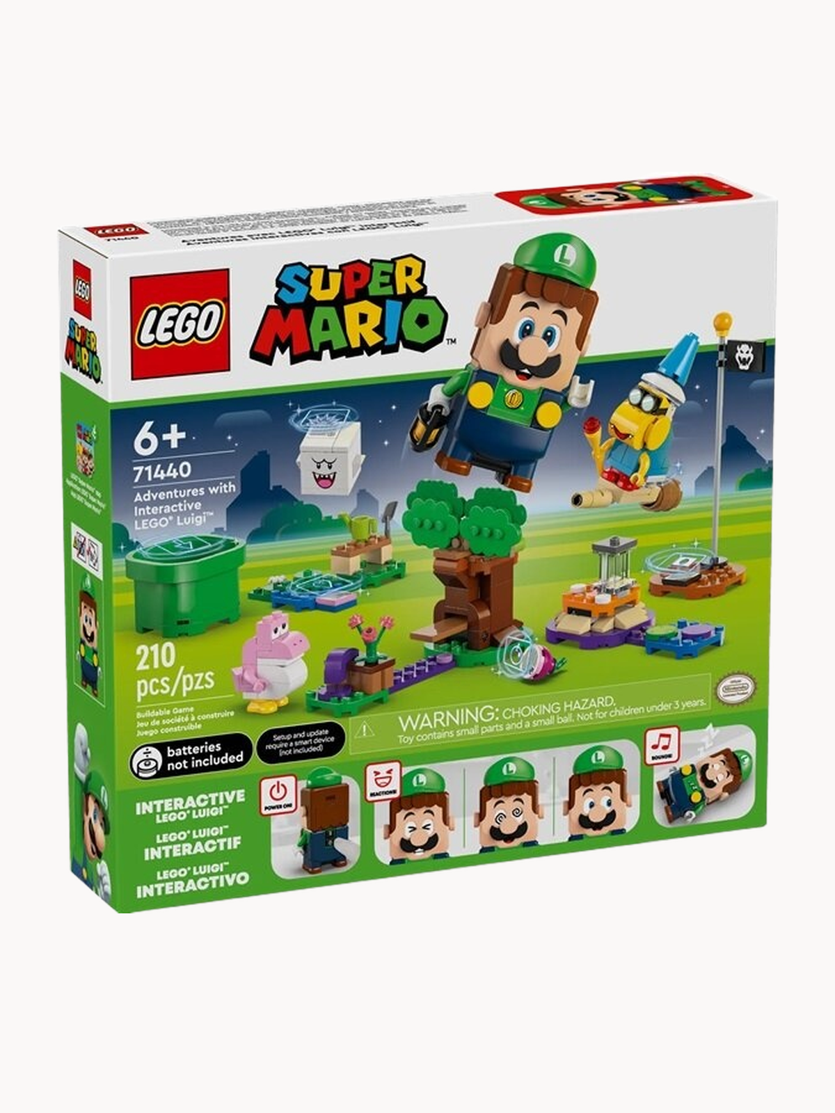 Конструктор LEGO Super Mario 71440 Приключения с интерактивным Луиджи, 210 дет.