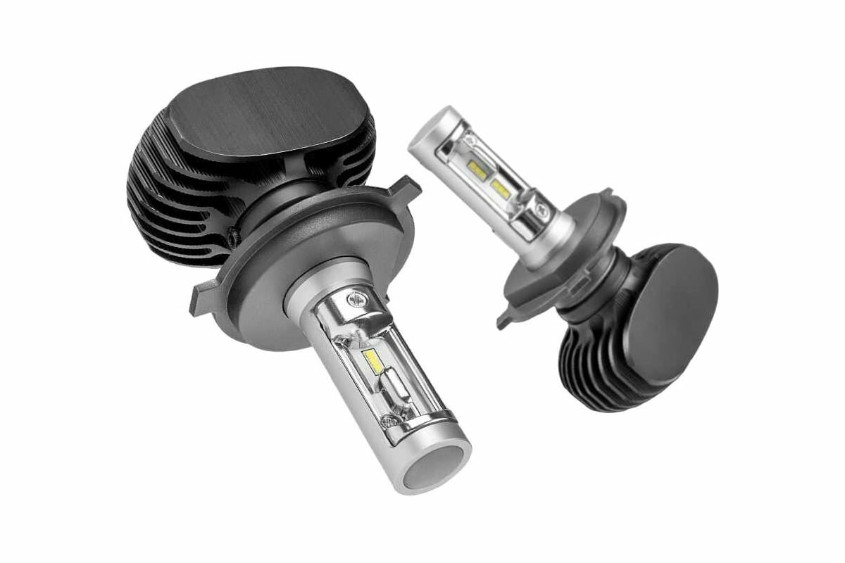 фото LEDZILLA Светодиодные лампы LED для авто LEDZILLA S1 H4 25Вт 12В лампочки для автомобилей в фары птф лед , комплект 2шт S1 Pro-H4