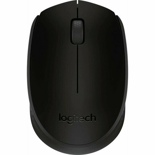 Мышь Logitech M171 беспроводная черная 910-004424 1АА в комп 1644₽