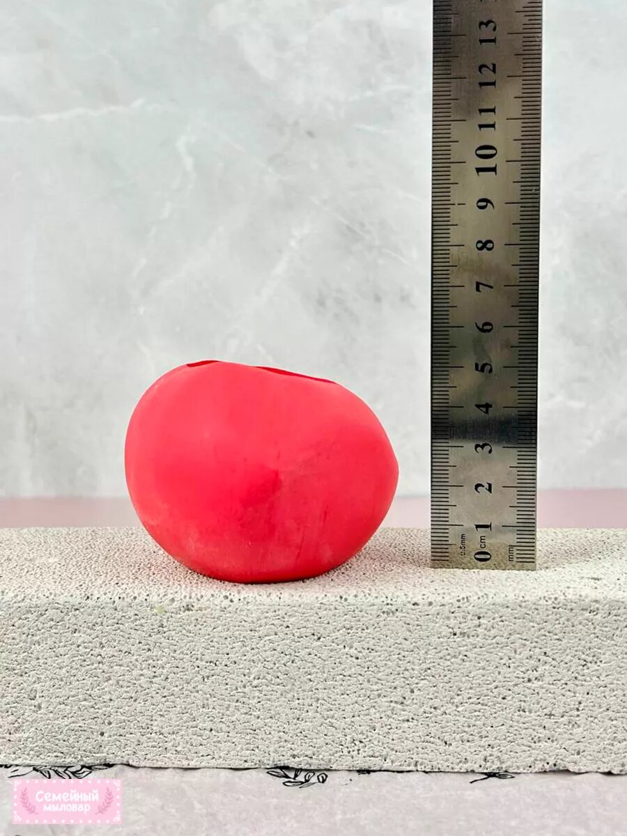 Силиконовый молд для гипса / Кашпо помидор — фото 1