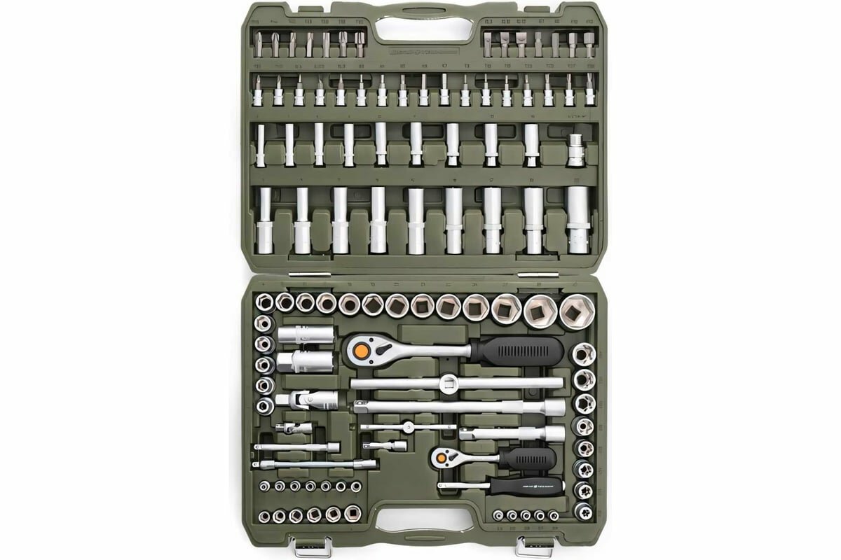 Дело Техники Набор головок и принадлежностей 1/4", 1/2", 108предм. 620808