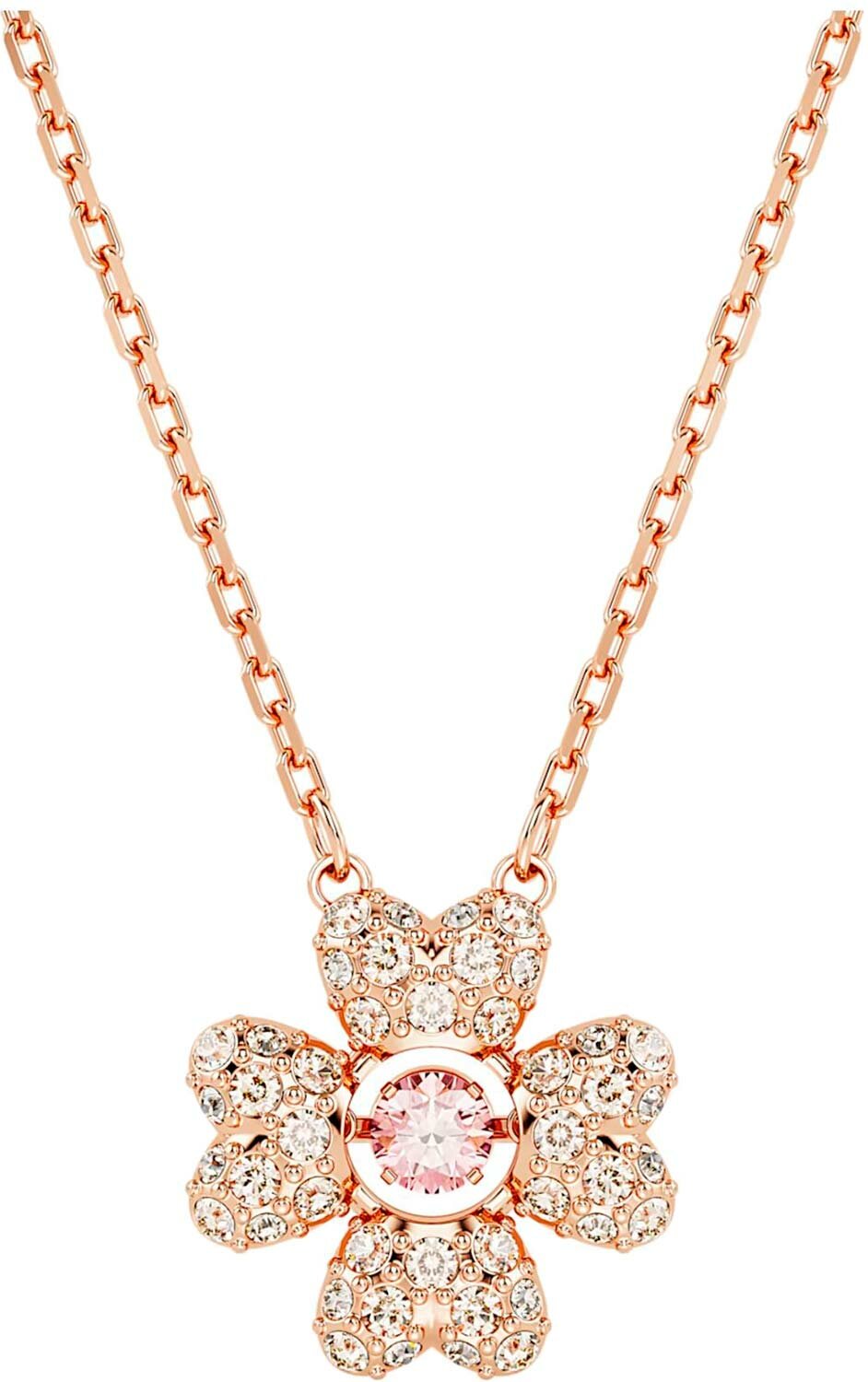 Колье SWAROVSKI, кристаллы Swarovski, Swarovski Zirconia, длина 38.45 см — фото 1