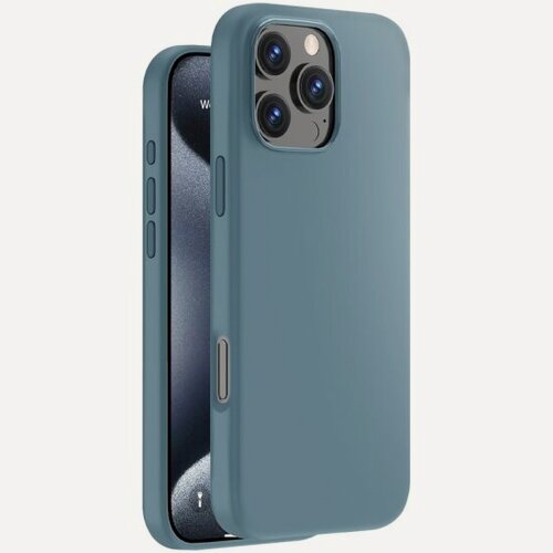 Изображение товара Чехол Deppa для Apple iPhone 16 Pro Max, Liquid Silicone, Magsafe, темно-зеленый