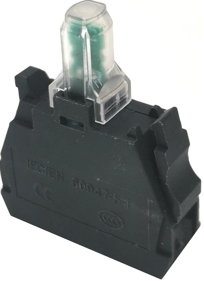 ZBV-M1-220V AC/DC белый Ламповый блок с вынесеным светодиодом - 5шт