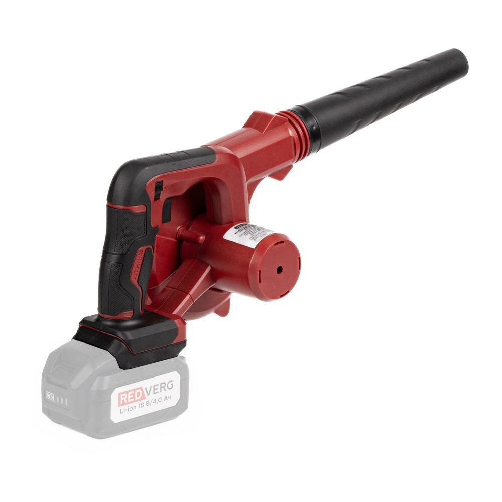 Аккумуляторная воздуходувка-пылесос REDVERG RD-BV18M/U (без акк, без з/у) - фото №6