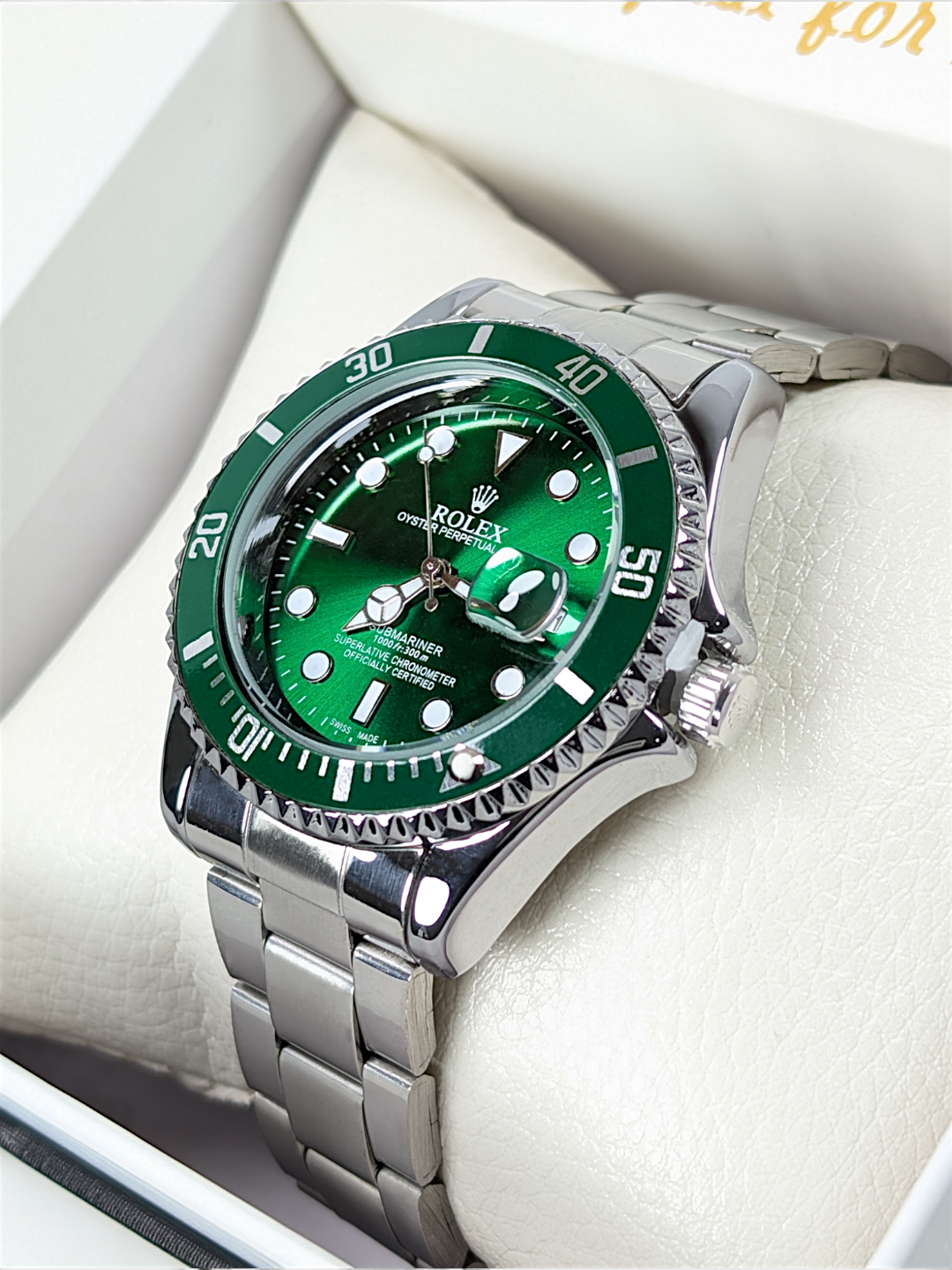 Наручные часы Rolex Nuclear Submarine, зелeный — фото 1