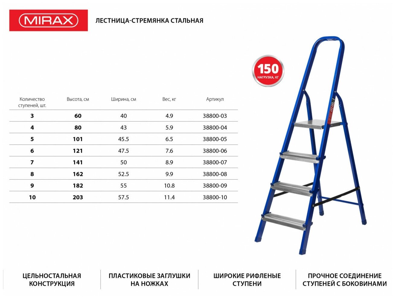 Стремянка Mirax - фото №8