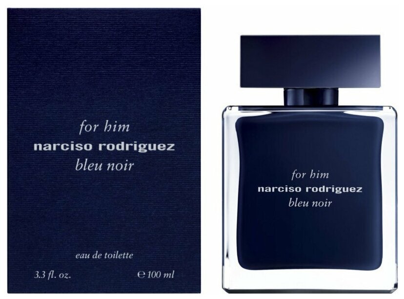 Narciso Rodriguez мужская туалетная вода for Him Bleu Noir, США, 100 мл