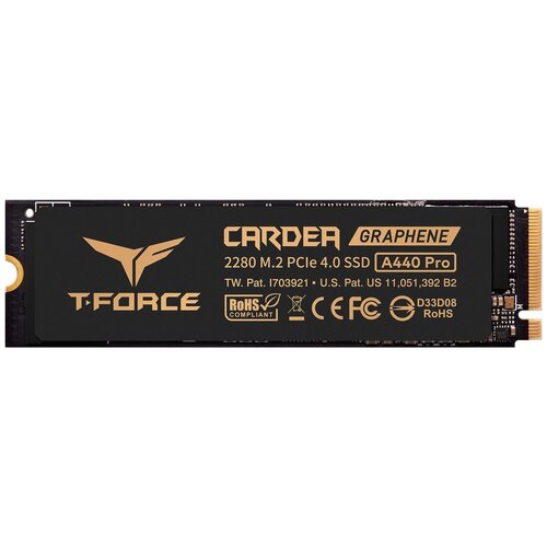 Накопитель SSD M2 PCIe TEAMGROUP T-FORCE CARDEA A440 PRO Graphene HS 2TB 3035000₽