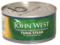 John West Тунец филе в подсолнечном масле, 200 г