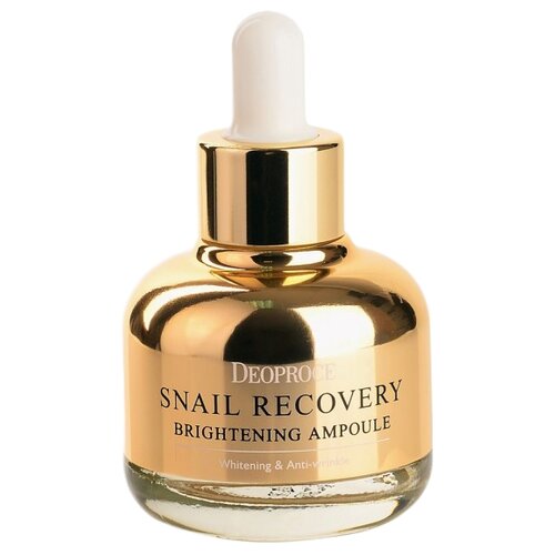 Deoproce Сыворотка для лица на основе муцина улитки Snail Recovery Brightening Ampoule, 30 мл