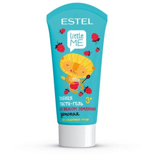 Estel Professional Детская зубная паста-гель со вкусом земляники LITTLE ME, 60 мл