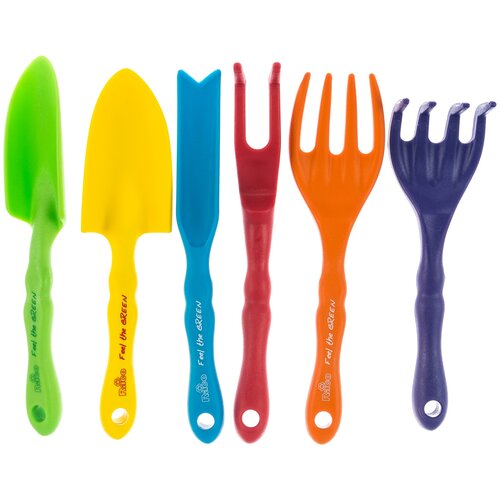 Набор садовых инструментов RACO Набор садового инструмента MINI TOOLS 4225-53/451, 6 предм., желтый