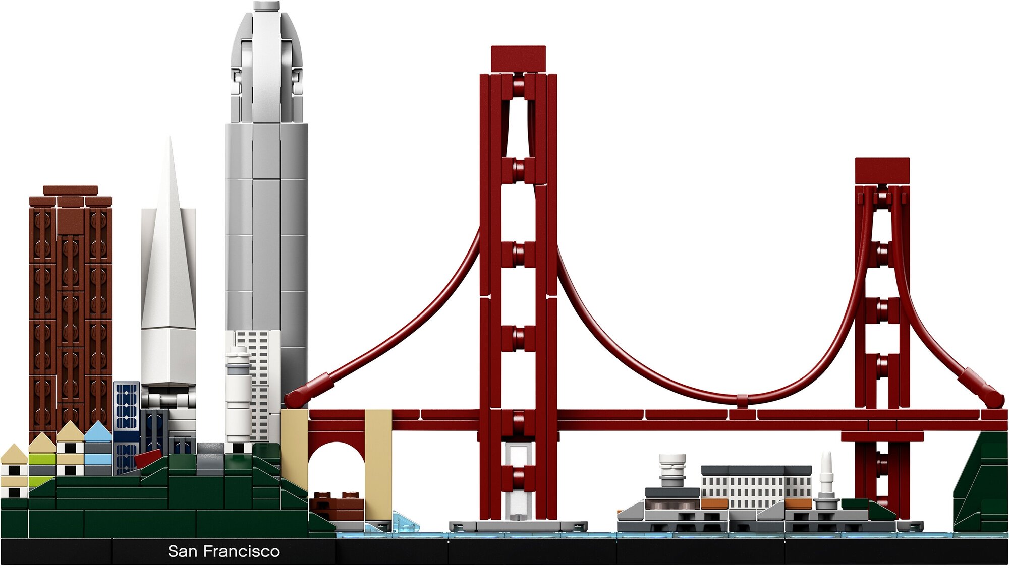 Конструктор LEGO Architecture Сан-Франциско, 565 деталей (21043) - фото №19