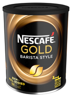 Кофе растворимый Nescafe Gold Barista Style с молотым кофе 180 г