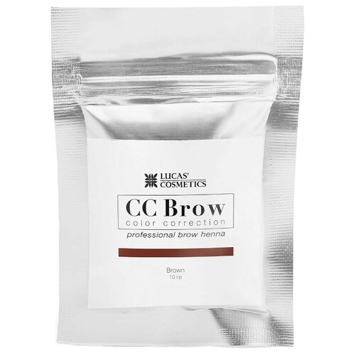 фото CC Brow Хна для бровей в саше, 10 г. brown