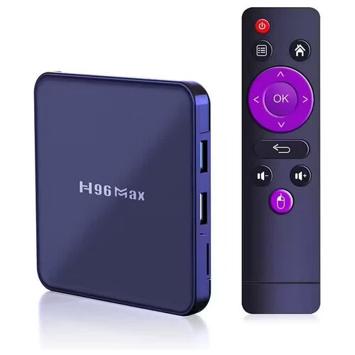Смарт ТВ приставка H96 Max V12 4/32 смарт тв приставка dgmedia h96 max андроид медиаплеер 4 32 гб wi fi 4k rk3318