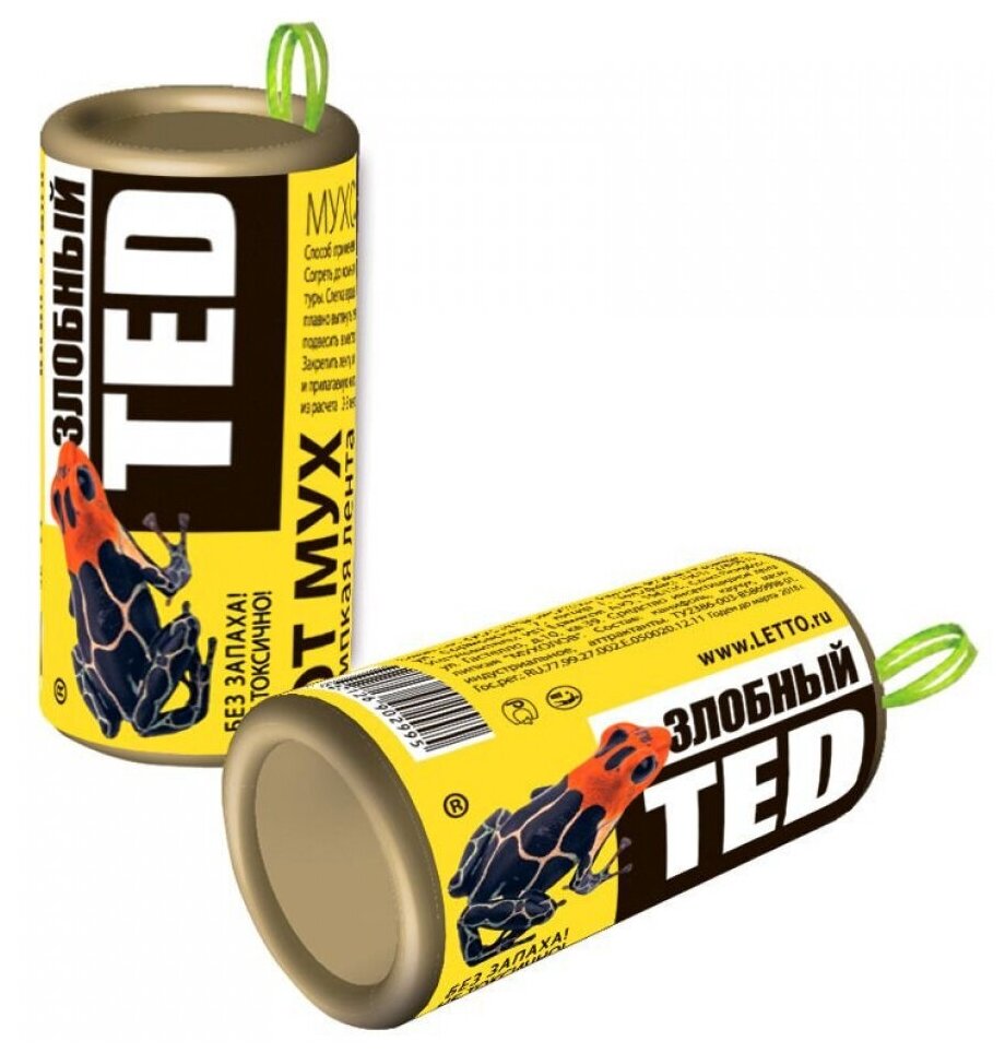 Злобный TED Мухолов липкая лента от мух. 55467 - фотография № 1