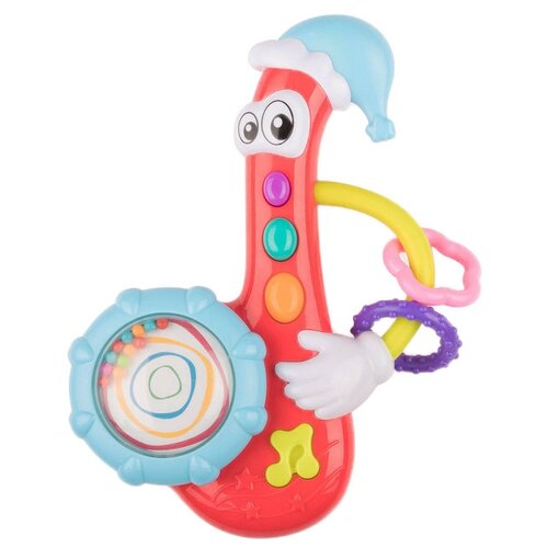 фото Интерактивная развивающая игрушка Happy Baby Jazzy 330091 красный/голубой