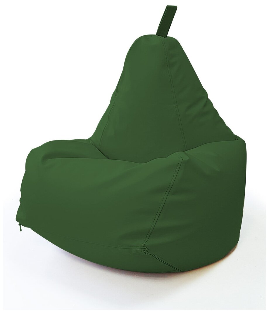Кресло-мешок Винни-пуф груша-xxxl экокожа зеленый