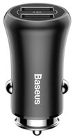 Автомобильная зарядка Baseus Dual-USB Car Charger 4.8A CCALL-GB01/GB09 черный