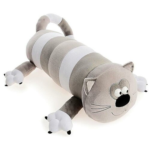 Мягкая игрушка Кот-Батон , цвет серый, 56 см мягкая игрушка кот дораэмон 18 см