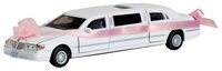 Легковой автомобиль Kinsmart Love Limousine (KT7001WW) 1:38 17.5 см белый