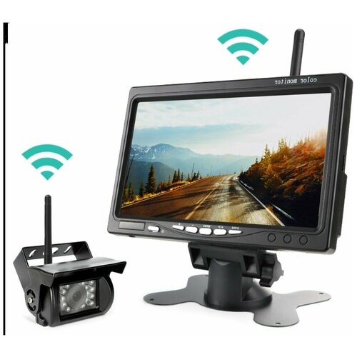 Монитор с 1 WiFI камерой камера заднего вида в грузовое авто 799900₽