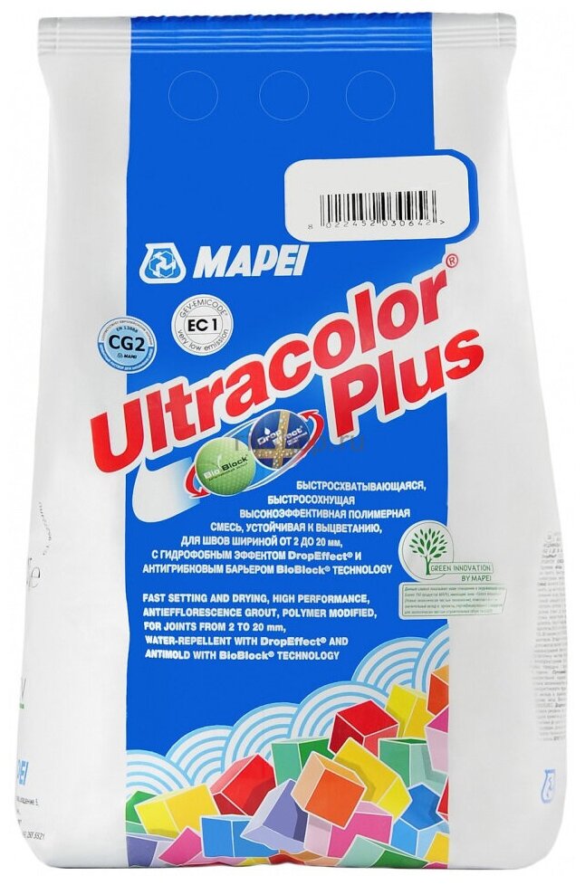 Затирка ULTRACOLOR PLUS 131 Mapei (ваниль  5 кг)
