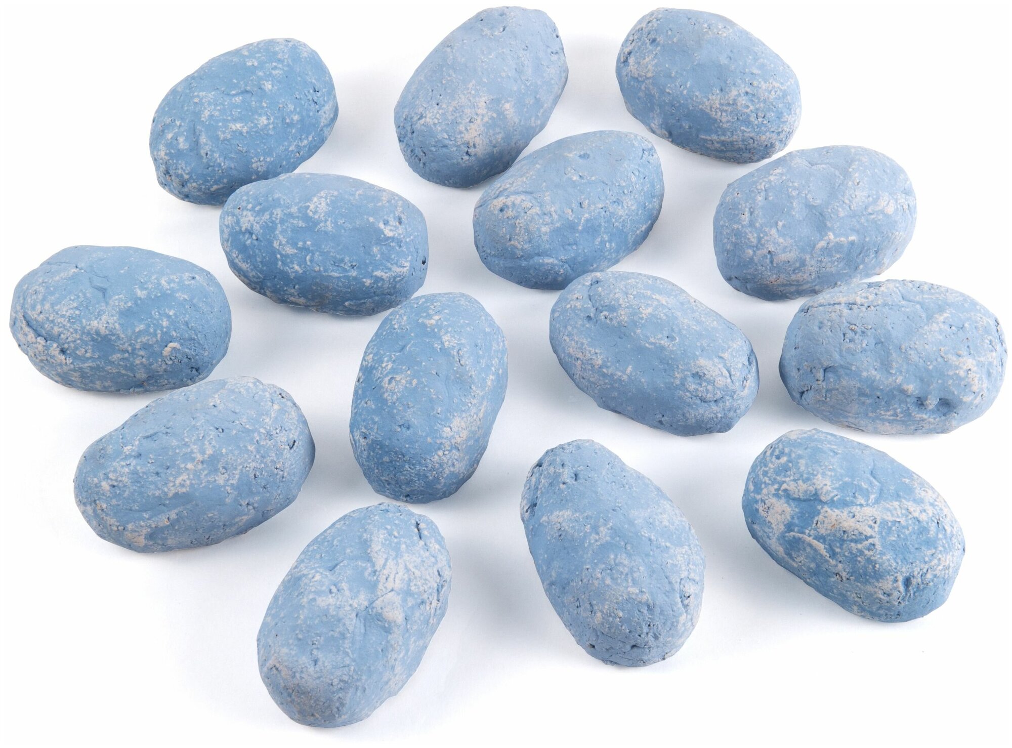 Набор Bioteplo из 14 синих камней для биокаминов