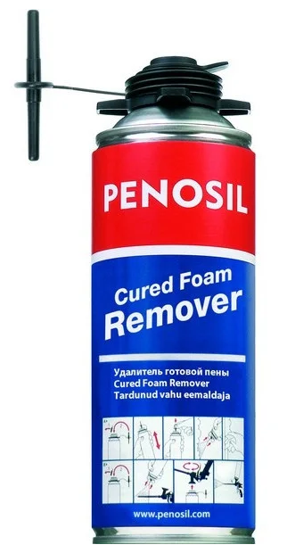 Очиститель застывшей монтажной пены Penosil Cured PU-Foam Remover 340 мл - фотография № 2