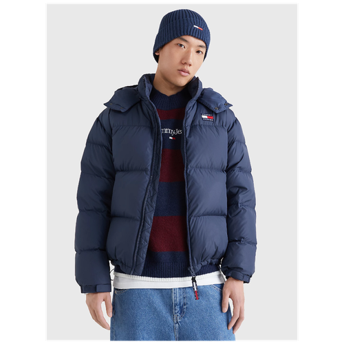 фото Пуховик tommy jeans alaska кроя кэжуал с капюшоном tommy hilfiger