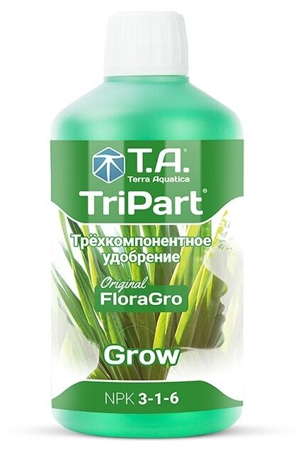 Набор удобрений Terra Aquatica (GHE) TriPart Bloom + Grow + Micro SW, 3 х 1л - фотография № 7
