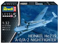 Сборная модель Revell Heinkel He219 A-O/A-2 Nightfighter (03928) 1:32