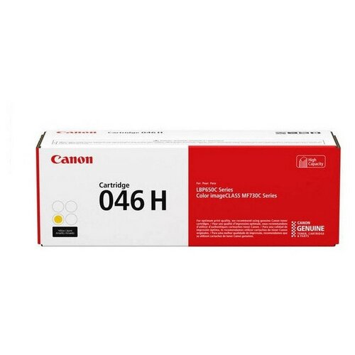 Картридж лазерный Canon 046 H Y (1251C002) жел. для MF735Cx, 734Cdw, 732Cdw, 743380