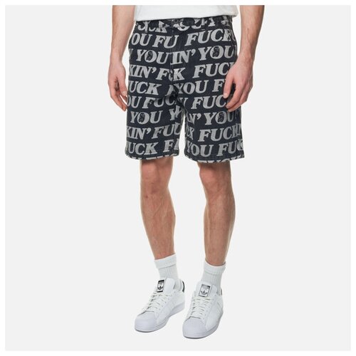 фото Мужские шорты ripndip fuckin fuck denim чёрный, размер l