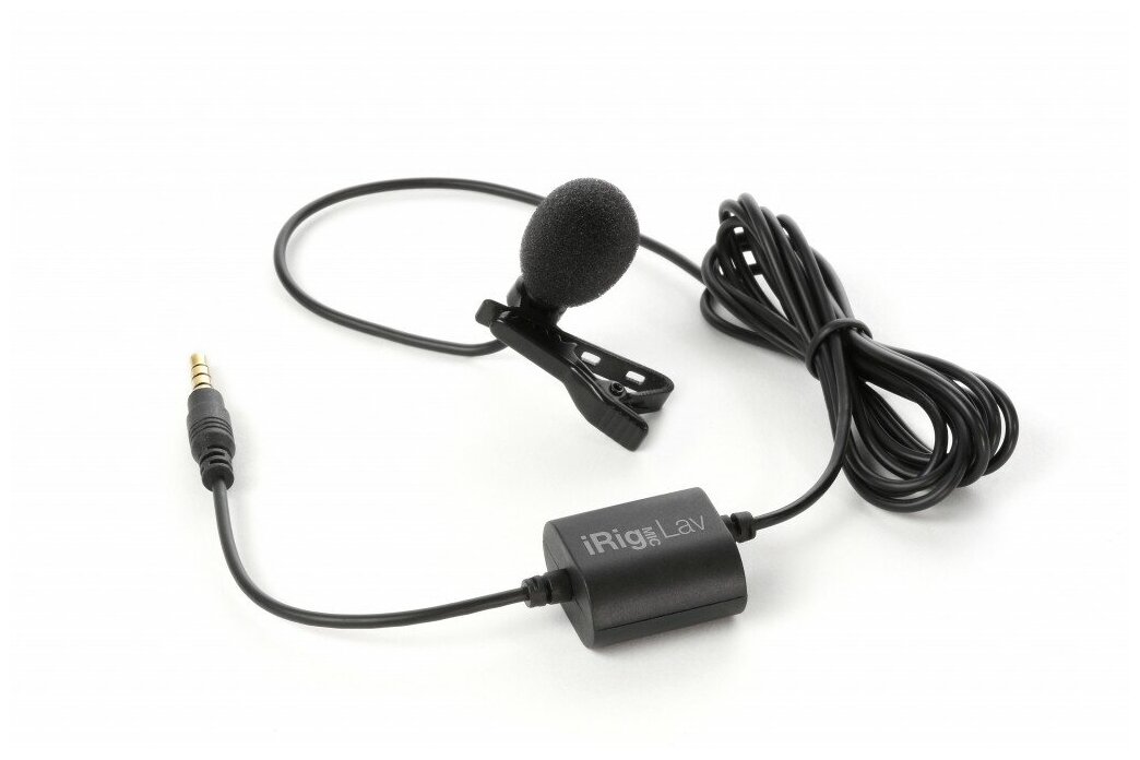 IRig-Mic-Lav Петличный микрофон для iOS/Android устройств, IK Multimedia