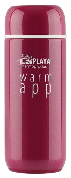 Термос стальной вакуумный суперкомпактный LaPlaya WarmApp pink 0,2 L