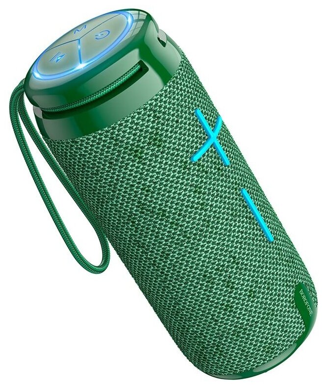 Портативная акустика Borofone BR24, 10 Вт, темно-зеленый
