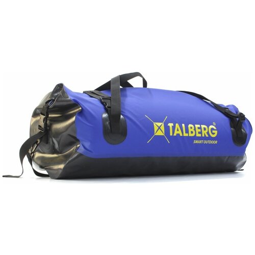 Гермосумка Talberg Travel Dry Bag 80 черный/василек