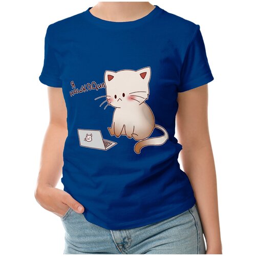 фото Футболка roly, размер l, синий