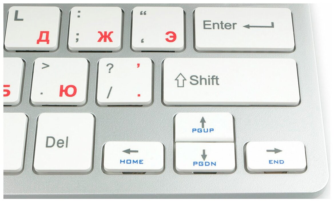Беспроводной комплект ультратонкой компактной клавиатуры и мыши Gembird, ножничный механизм клавиш