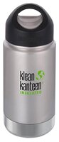 Термос-фляга Klean Kanteen Insulated Wide Loop Cap (0,335 л) brushed stainless