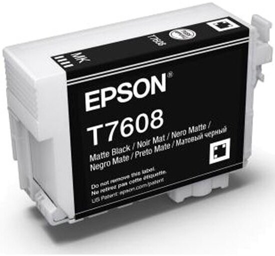 Картридж EPSON T7608 черный матовый [c13t76084010] - фото №3