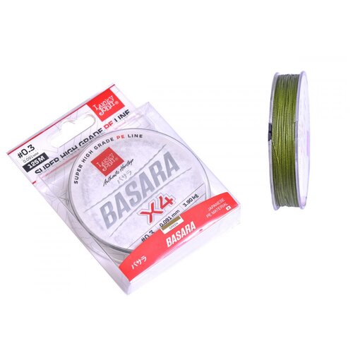 леска плетёная lucky john basara light green 125 021 Леска плетёная Lucky John Basara Light Green, 125/009