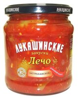 Лечо астраханское ЛУКАШИНСКИЕ стеклянная банка 480 г