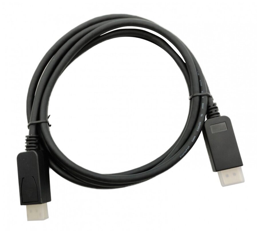 Кабель 1.2v DisplayPort (m) DisplayPort (m) 2 м, черный