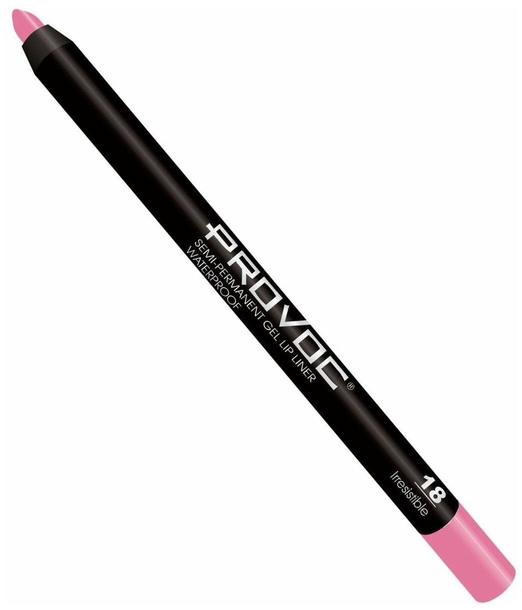 PROVOC Подводка гелевая в карандаше для губ, 212 натурально-розовый / Gel Lip Liner Girl Stare 7 г - фото №5