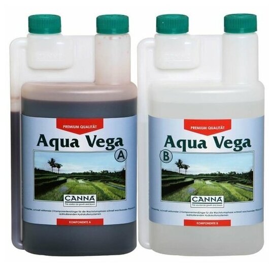 Удобрение CANNA Aqua Vega A+B 1 л - фотография № 2