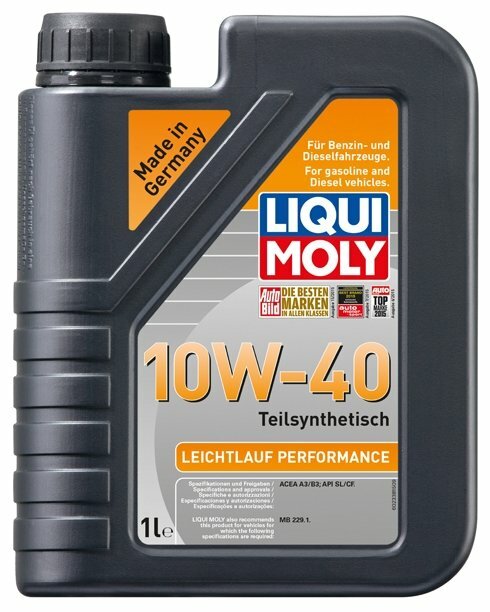 Моторное масло Liqui Moly Leichtlauf Performance 10W-40 полусинтетическое 1 л